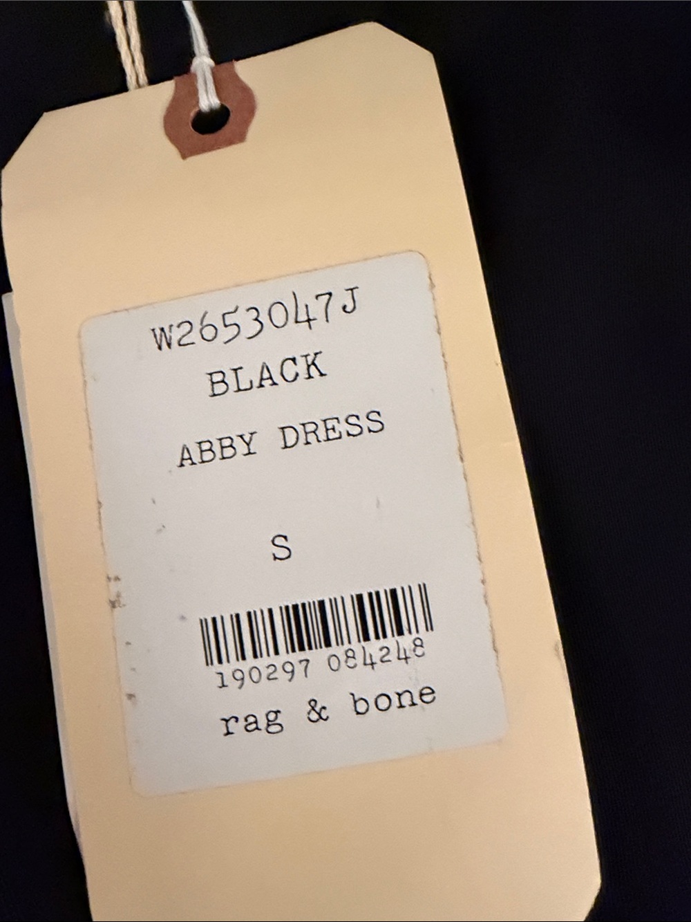 NWT Rag & Bone Abby Sleeveless Crepe Mini Dress in Black / S - Picture 7 of 7